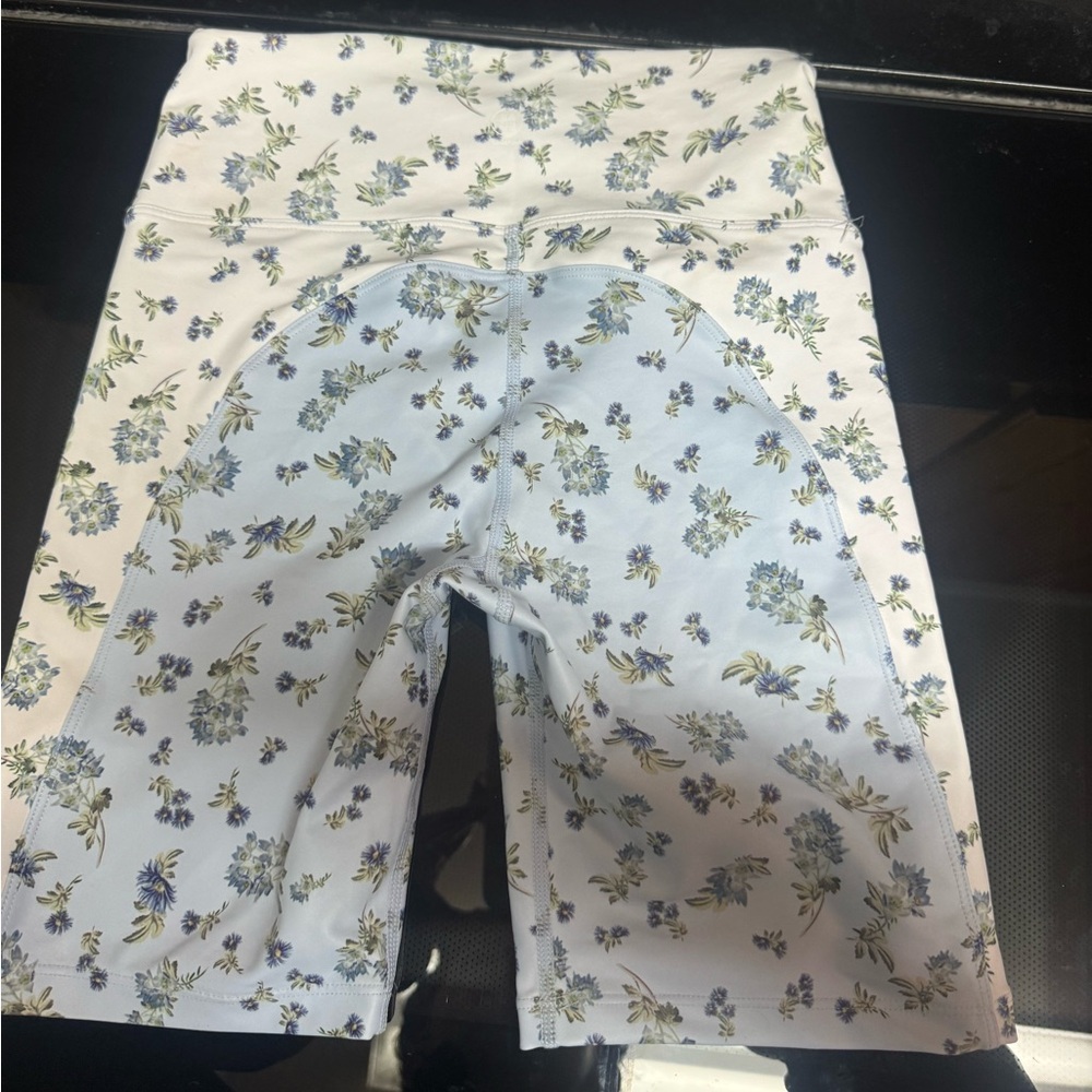Floral Biker Shorts Never Worn